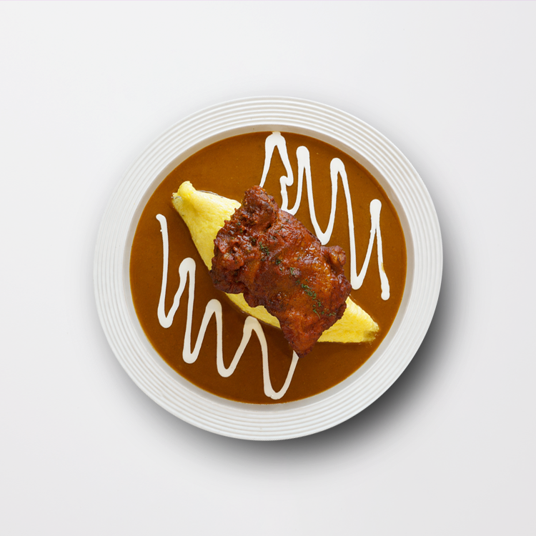 치킨 스테이크 오므라이스